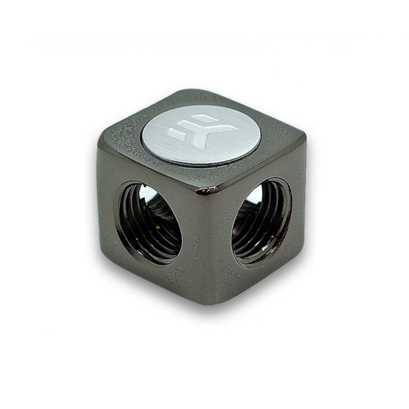 EKWB EK-AF X-Splitter 4F G1/4 - Black Nickel - كابل مُقسم
